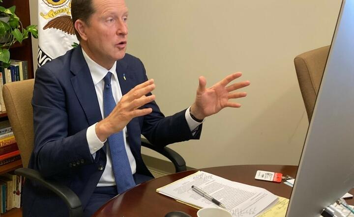 Mark Brzezinski / autor: Twitter/@USAmbPoland