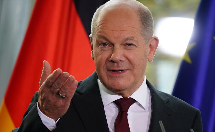kanclerz RFN Olaf Scholz / autor: PAP/EPA/CLEMENS BILAN