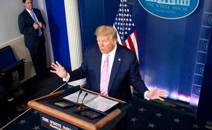 Prezydent USA Donald Trump / autor: PAP/EPA/KEVIN DIETSCH / POOL