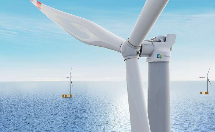 Farma wiatrowa na Morzu Śródziemnym włoskiej firmy energetycznej Renexia  / autor: materiały prasowe Renexia