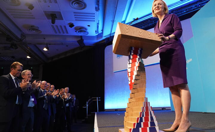 premier Wielkiej Brytanii Liz Truss / autor: fotoserwis PAP