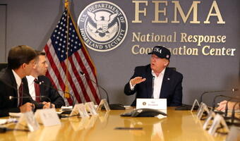 Trump: Dorian zagraża pięciu stanom