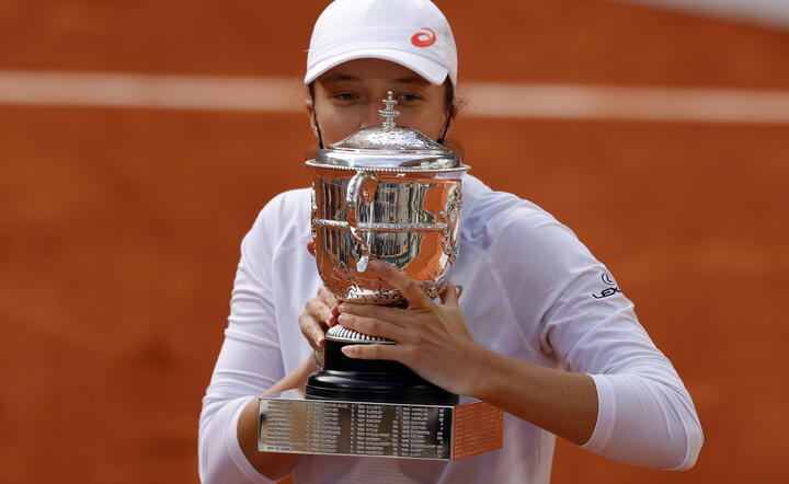 zwyciężczyni French Open 2020, Iga Świątek / autor: Fotoserwis PAP