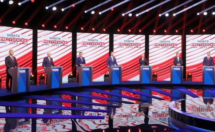 Debata prezydencka w TVP / autor: PAP/Paweł Supernak