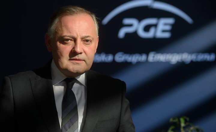 Prezes PGE Wojciech Dąbrowski / autor: PGE
