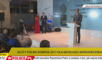 Złoty Polski Kompas dla Mateusza Morawieckiego