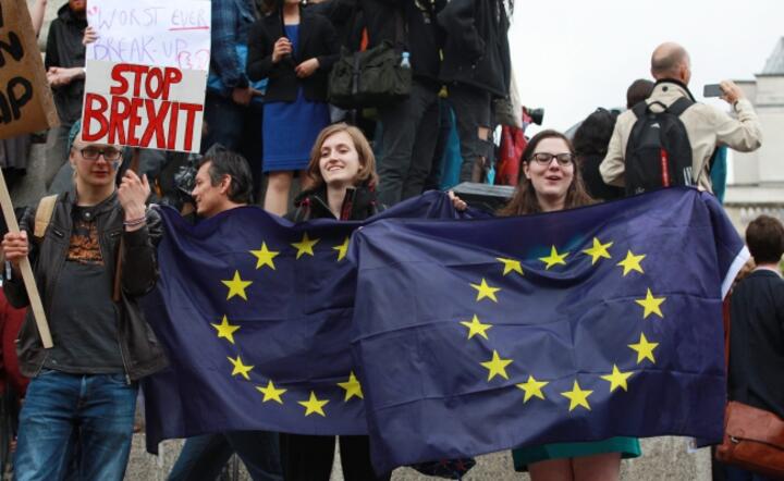 W Londynie demonstracja przeciw Brexitowi, fot. PAP/EPA/SEAN DEMPSEY