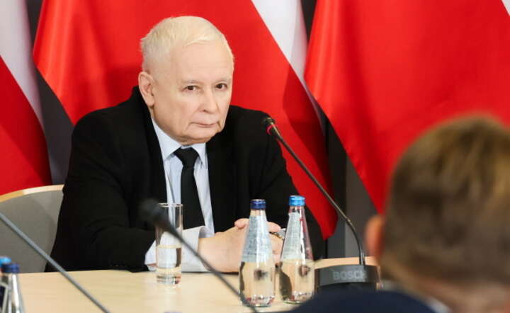 Prezes PiS Jarosław Kaczyński podczas posiedzenia Zespołu Pracy dla Polski / autor: PAP/Szymon Pulcyn