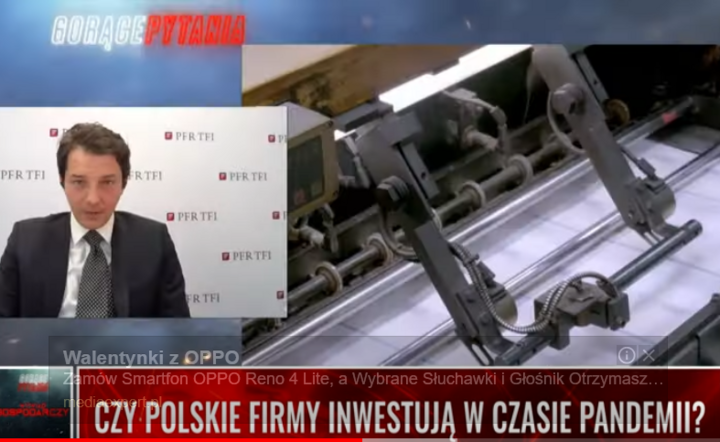 Maciej Bałabanow, Dyrektor Departamentu Zarządzania Funduszem Ekspansji Zagranicznej w PFR TFI. / autor: Fratria