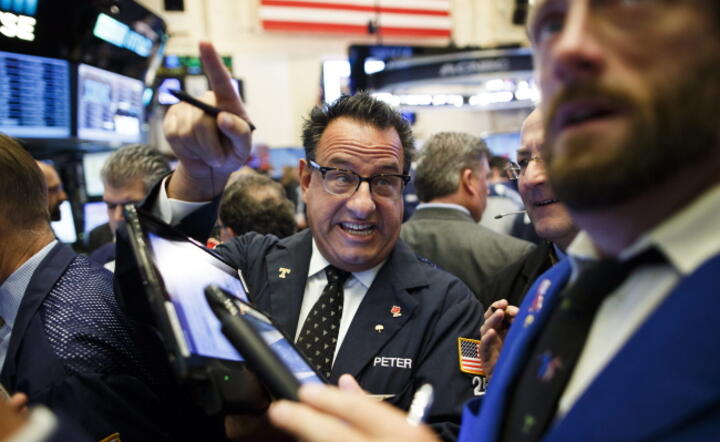 Sesja na Wall Street 9 listopada, fot. PAP/EPA/Justin Lane