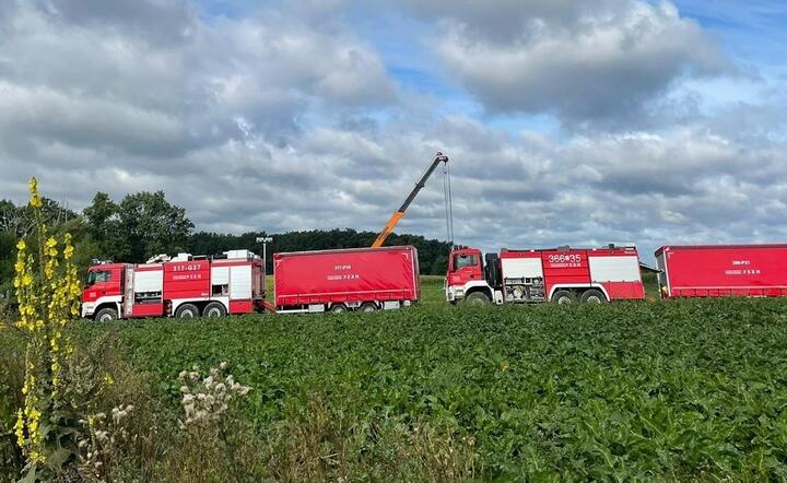 Służby PERN pracują przy wymianie uszkodzonego odcinka rurociągu "Przyjaźń" / autor: twitter/PERN