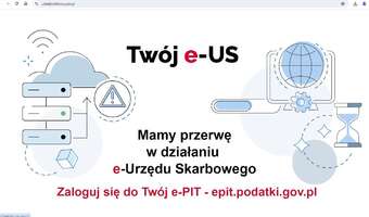 Awaria! Nie ma dostępu do  e-Urzędu Skarbowego