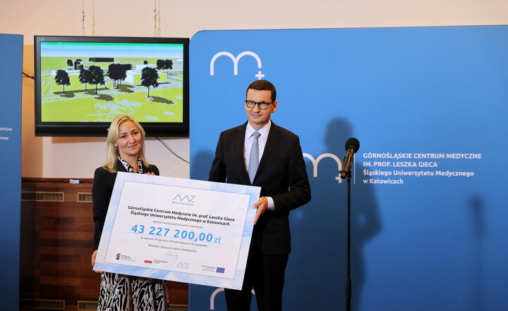 Mateusz Morawiecki i Klaudia Rogowska / autor: PAP