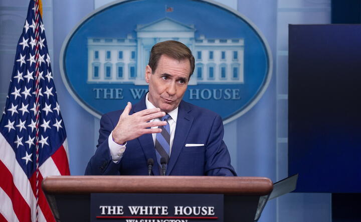 rzecznik Rady Bezpieczeństwa Narodowego w Białym Domu John Kirby / autor: PAP/EPA/MICHAEL REYNOLDS