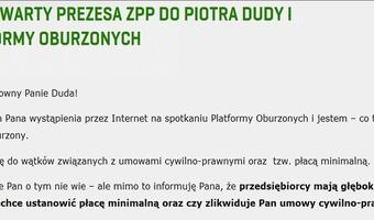 Kaźmierczak: Przedsiębiorcy mają w d…pie pomysły Dudy