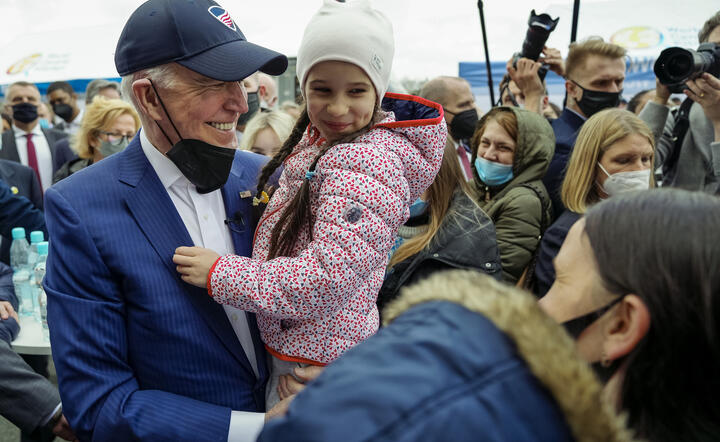 Joe Biden na Stadionie Narodowym w Warszawie / autor: Twitter