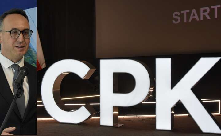 Minister infrastruktury Dariusz Klimczak zapowiada zmianę nazwy projektu Centralnego Portu Komunikacyjnego / autor: Fratria / LS x 2