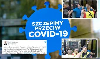 Awantura w punkcie szczepień. Interwencja policji, reakcja MZ