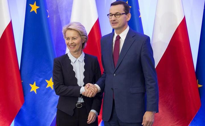 Wizyta szefowej KE Ursuli von der Leyen w Warszawie, 2019 / autor: fot. Fratria