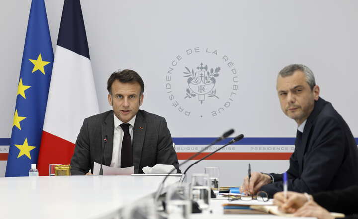 Prezydent Francji Emmanuel Macron / autor: PAP