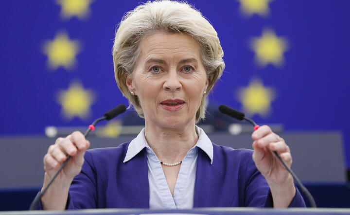 przewodnicząca KE Ursula von der Leyen / autor: PAP/EPA/JULIEN WARNAND
