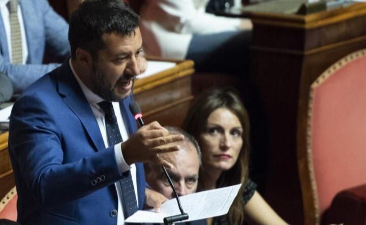 Matteo Salvini / autor: PAP/EPA/MAURIZIO BRAMBATTI