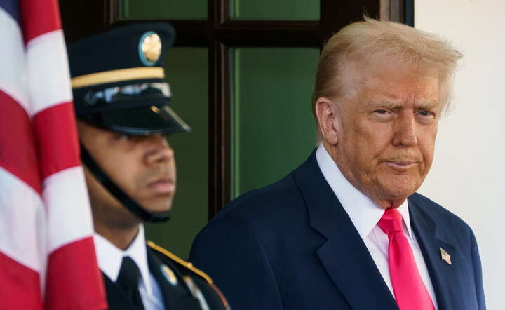 Prezydent USA Donald Trump w Białym Domu, 12 marca 2025 / autor: PAP/EPA/WILL OLIVER