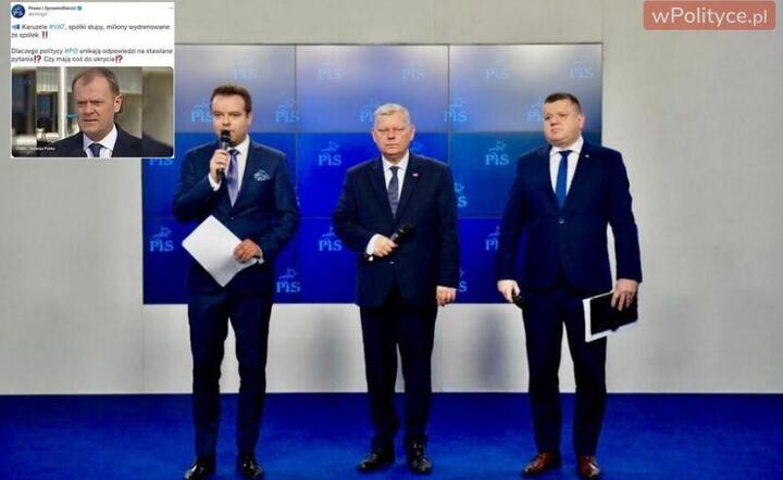 Spot PiS/Rafał Bochenek, Marek Suski, Krzysztof Kozik  / autor: Twitter/Prawo i Sprawiedliwość