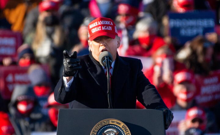 Prezydent USA Donald Trump / autor: PAP/EPA/TRACIE VAN AUKEN