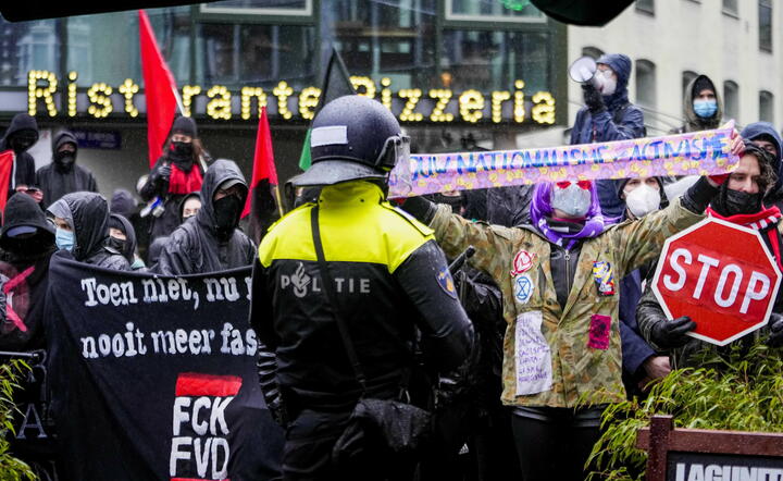 Demonstracja w Amsterdamie / autor: PAP/EPA