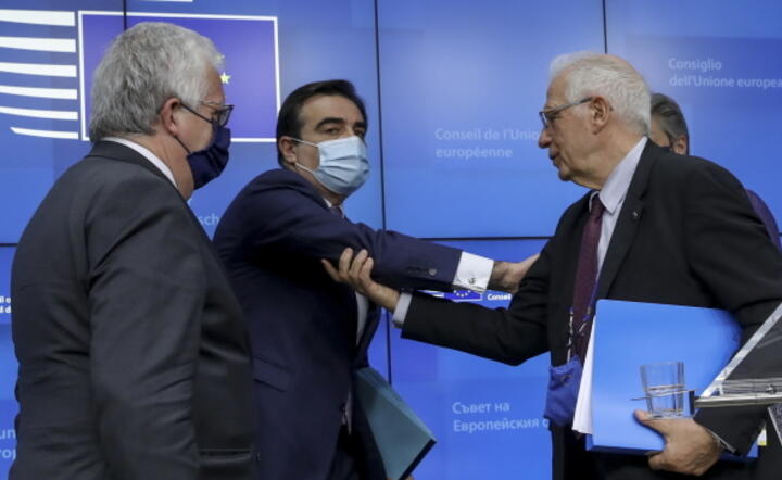 Europejska Rada do Spraw Zagranicznych / Wewnętrznych, spotkanie 15.03.2021 / autor: PAP/EPA/OLIVIER HOSLET / POOL