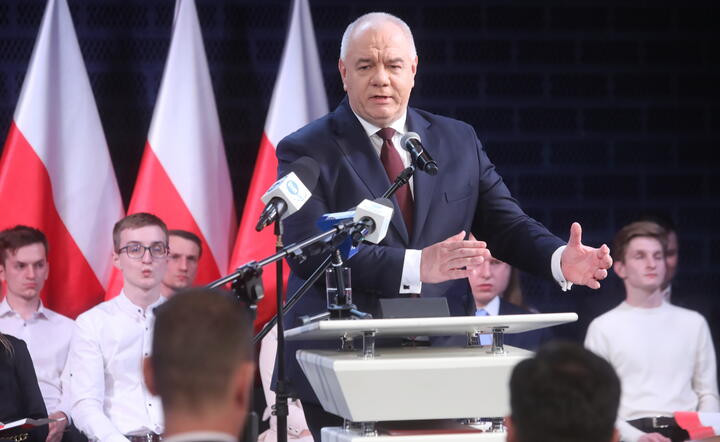 Minister Aktywów Państwowych Jacek Sasin / autor: pap