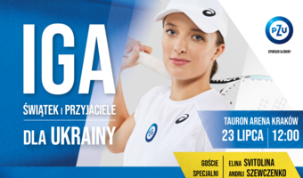 Iga Świątek i Przyjaciele zagrają dla Ukrainy