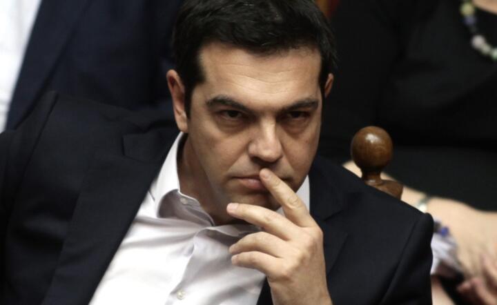 Premier Grecji Aleksis Ciprias, fot. PAP/EPA SIMELA PANTZARTZI