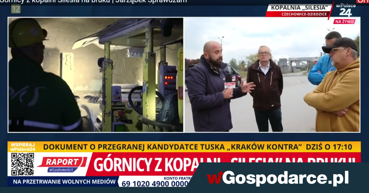 "To są oszuści. Oszukali pracowników w jawny sposób". Górnicy "Silesia" protestują