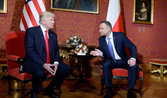 Prezydenci Polski i USA spotkali się na Zamku Królewskim w Warszawie