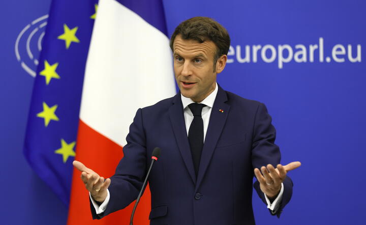 prezydent Francji Emmanuel Macron / autor: fotoserwis PAP