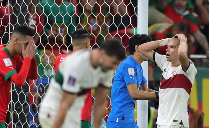 Mecz Portugalia - Maroko / autor: PAP/EPA