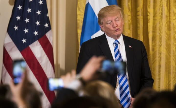 Prezydent Donald Trump, fot. PAP/EPA/Jim Lo Scalzo