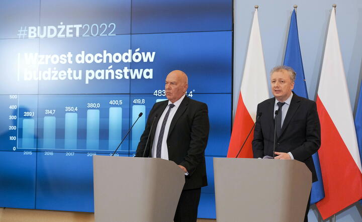 Tadeusz Kościński i Sebastian Skuza / autor: PAP