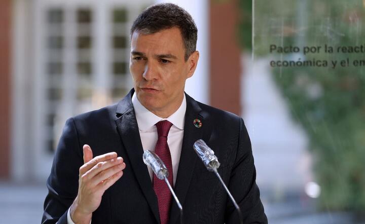 Premier Hiszpanii Pedro Sanchez / autor: PAP/EPA/Chema Moya