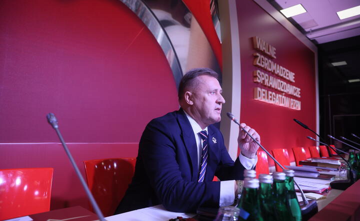  Prezes Polskiego Związku Piłki Nożnej Cezary Kulesza / autor: PAP/Leszek Szymański