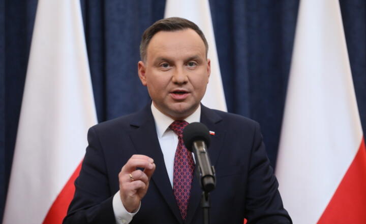 Prezydent Andrzej Duda / autor: fot. PAP/Paweł Supernak