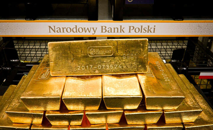 Sztaby złota ze skarbca NBP / autor: materiały prasowe NBP