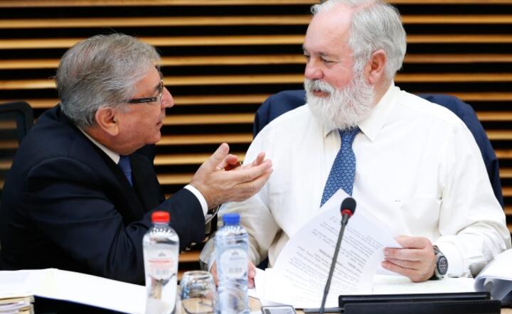 Unijny komisarz ds. Energii i Klimatu Miguel Canete, fot. PAP/EPA/LAURENT DUBRULE