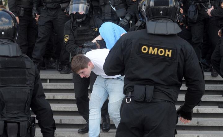 Protesty na Białorusi / autor: PAP/EPA/STR