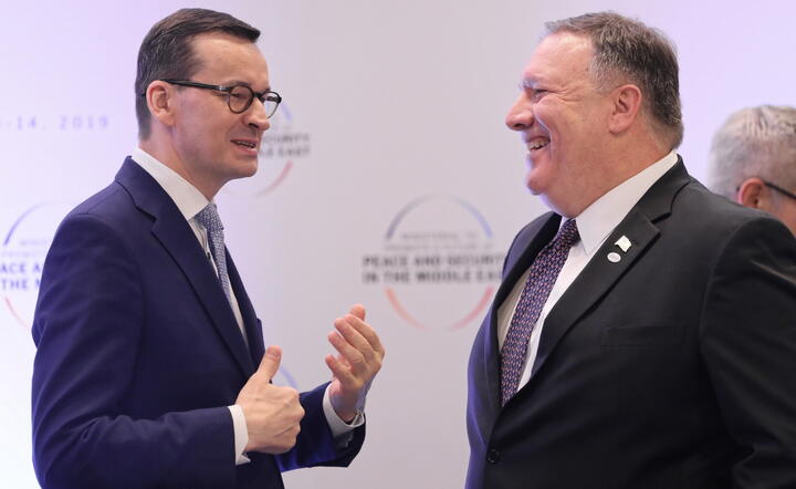 Mateusz Morawiecki i Mike Pompeo / autor: PAP/Paweł Supernak