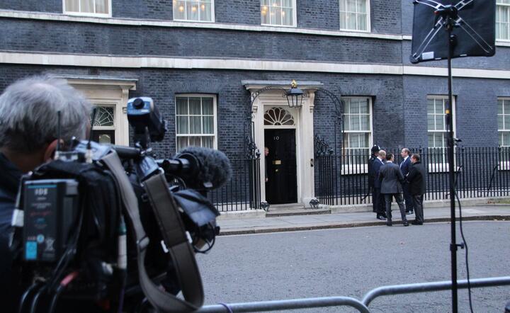 Downing Street 10, Londyn, siedziba brytyjskiego premiera, / autor: Fratria