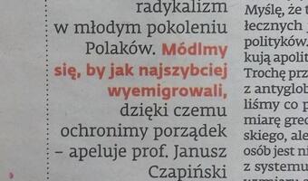 Znany profesor z pogardą do zwolenników Dudy i Kukiza: Emigrujcie!