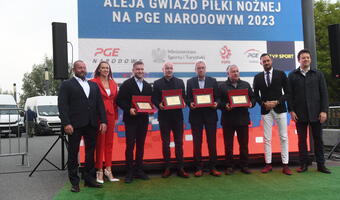 W Alei Gwiazd na PGE Narodowym kolejne tablice